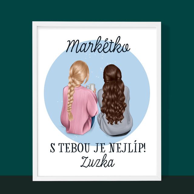 Designér Postav: Přítelkyně - Tisk V Rámečku