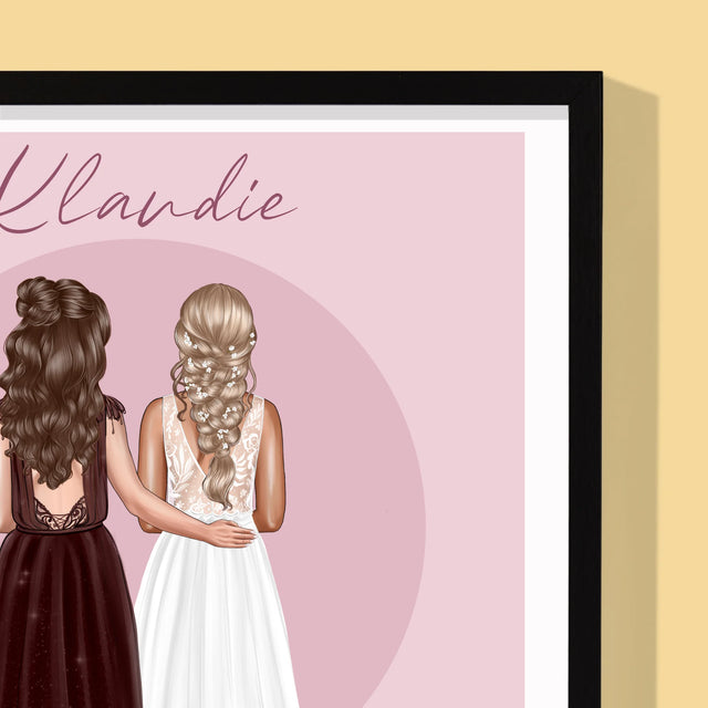 Designér Postav: Nejlepší Svědkyně - Tisk V Rámečku