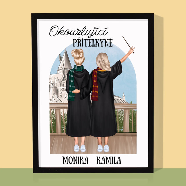 Designér Postav: Okouzlující Přítelkyně - Tisk V Rámečku