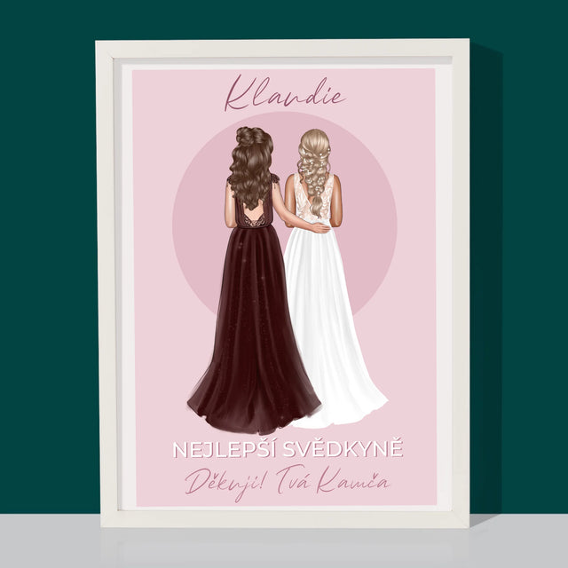 Designér Postav: Nejlepší Svědkyně - Tisk V Rámečku