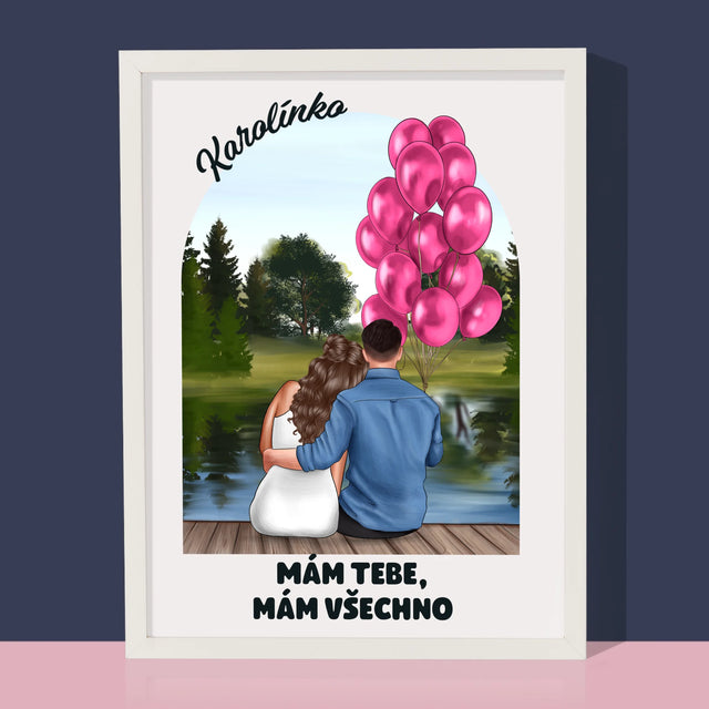 Designér Postav: Ona A On - Tisk V Rámečku