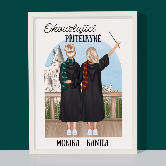 Designér Postav: Okouzlující Přítelkyně - Tisk V Rámečku