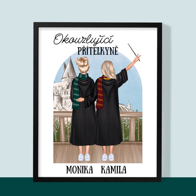 Designér Postav: Okouzlující Přítelkyně - Tisk V Rámečku