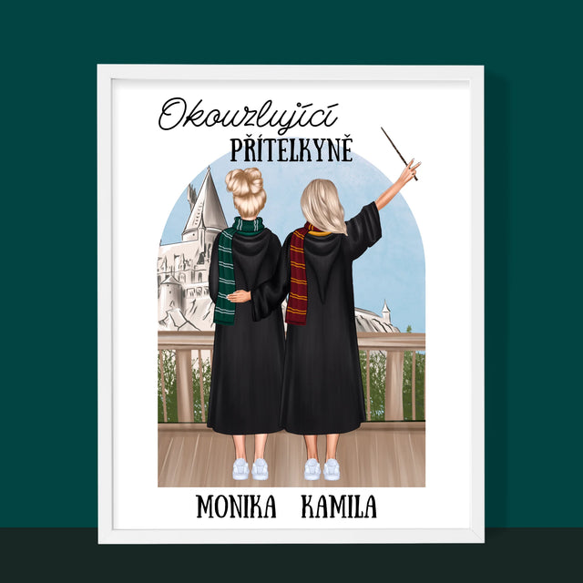 Designér Postav: Okouzlující Přítelkyně - Tisk V Rámečku