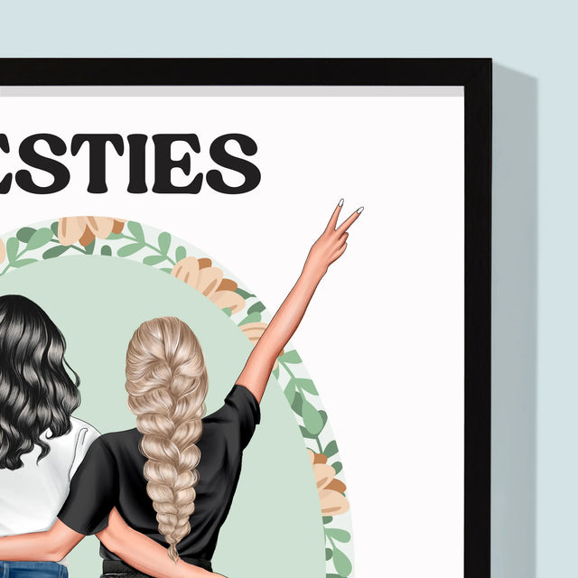 Designér Postav: Best Friends - Tisk V Rámečku