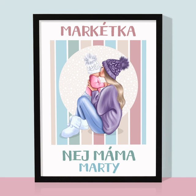 Designér Postav: Nej Máma - Tisk V Rámečku