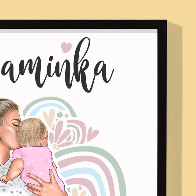 Designér Postav: Mladá Mamina - Tisk V Rámečku