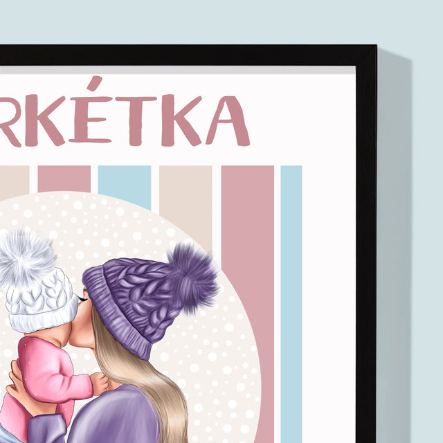 Designér Postav: Nej Máma - Tisk V Rámečku
