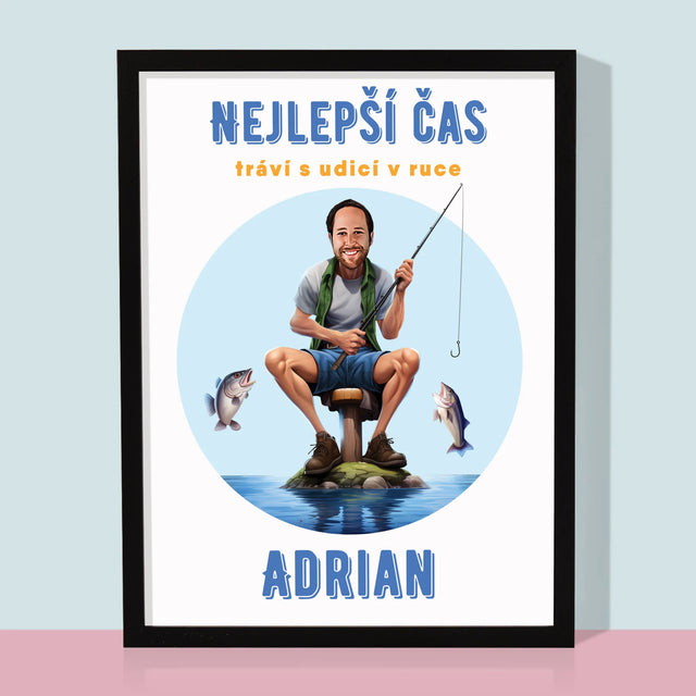 Fotka A Textem: Nejlepší Čas - Tisk V Rámečku