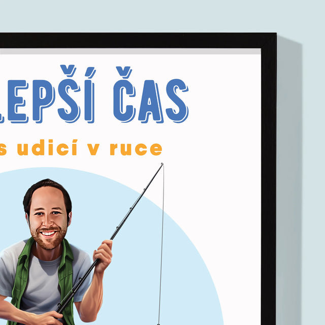 Fotka A Textem: Nejlepší Čas - Tisk V Rámečku