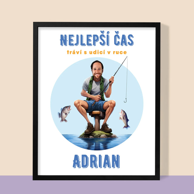Fotka A Textem: Nejlepší Čas - Tisk V Rámečku