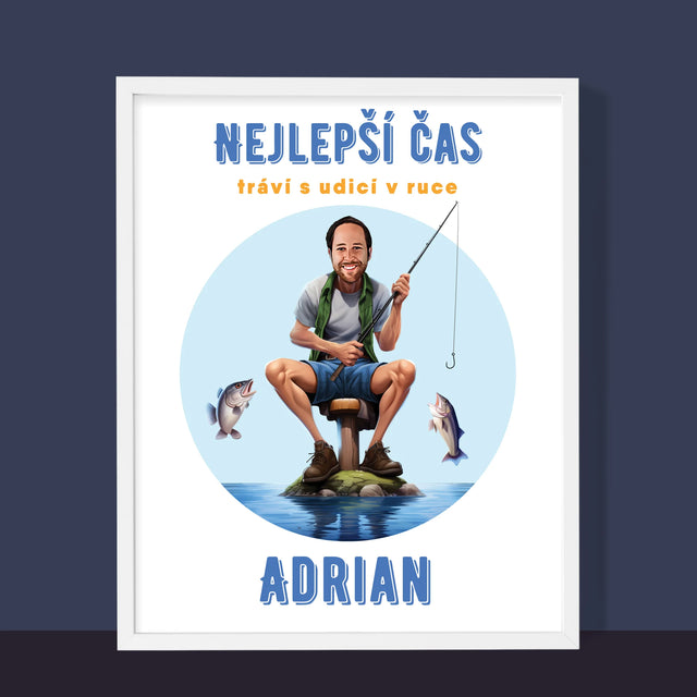 Fotka A Textem: Nejlepší Čas - Tisk V Rámečku