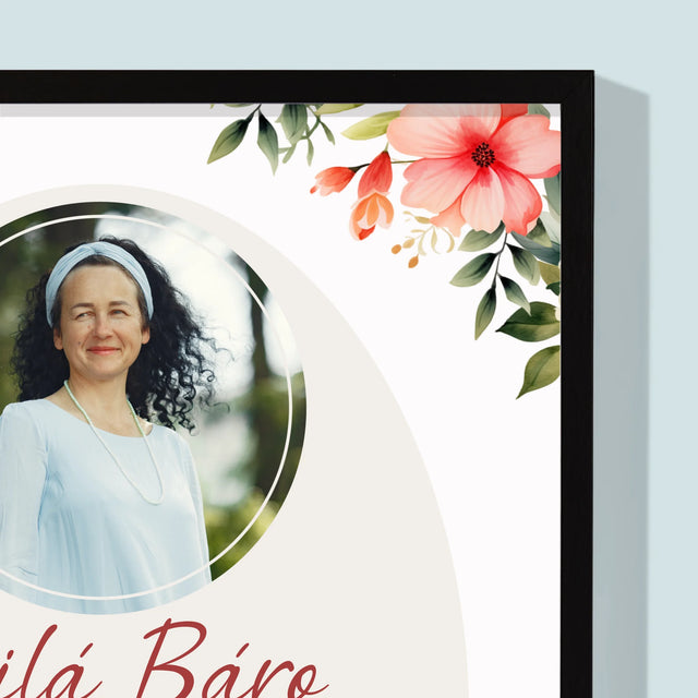 Fotka A Textem: Krásný Důchod - Tisk V Rámečku