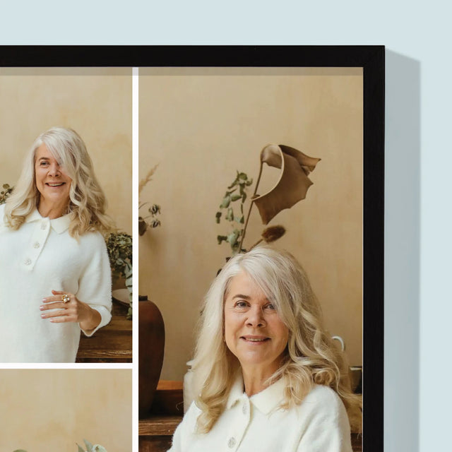 Fotokoláž: Vydařený Důchod - Tisk V Rámečku