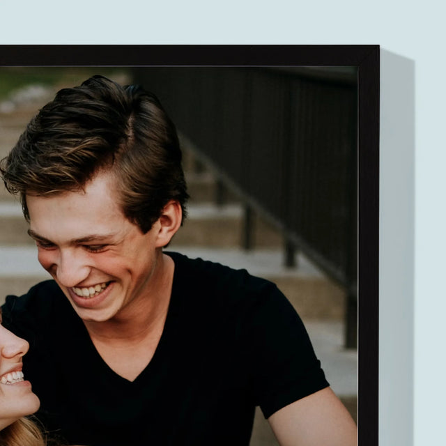 Fotka A Textem: Naše Písnička Na Qr - Tisk V Rámečku