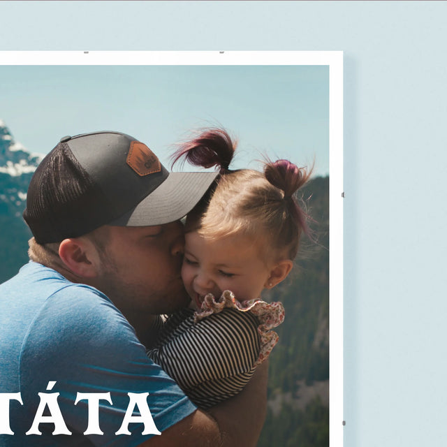 Fotografie a popisek: Definice táty - personalizovaný plakát | CZ