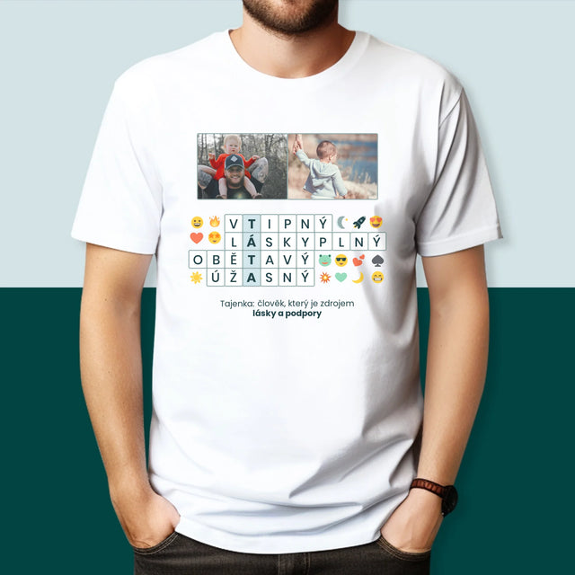 Fotka A Textem: Tato Křížovka - Pánské Tričko