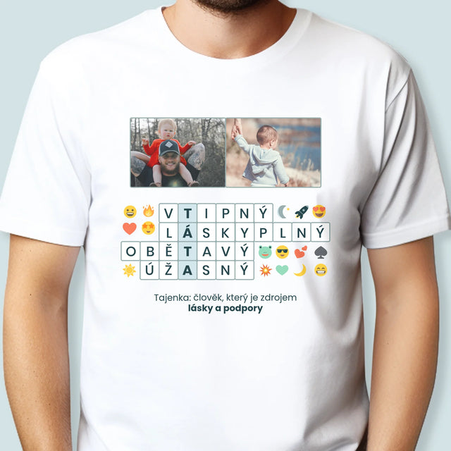 Fotka A Textem: Tato Křížovka - Pánské Tričko