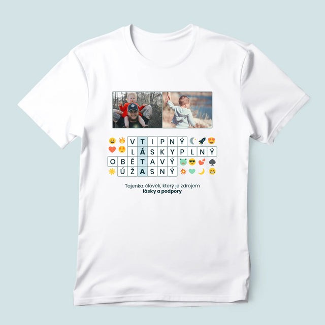 Fotka A Textem: Tato Křížovka - Pánské Tričko