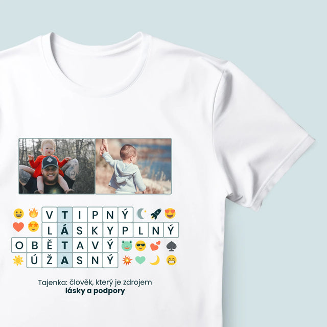 Fotka A Textem: Tato Křížovka - Pánské Tričko