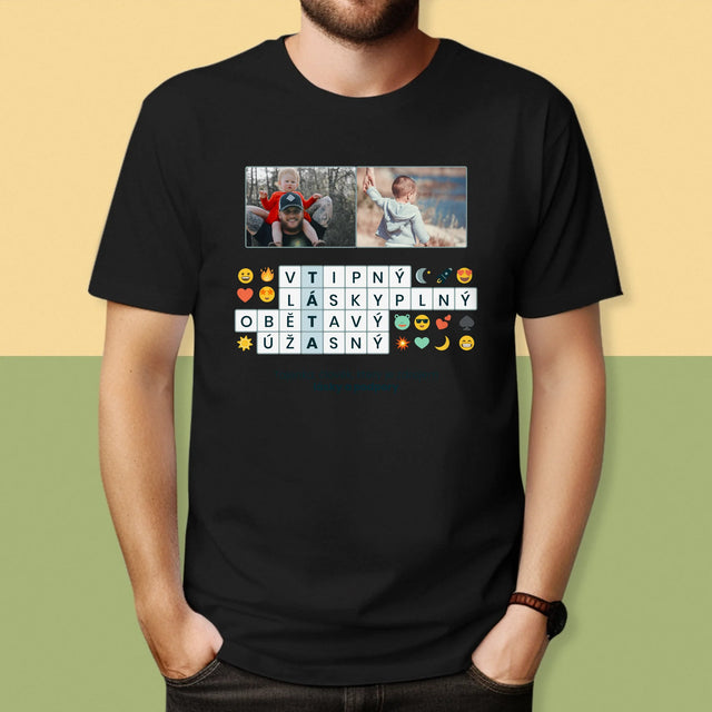 Fotka A Textem: Tato Křížovka - Pánské Tričko