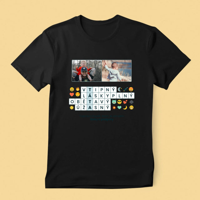 Fotka A Textem: Tato Křížovka - Pánské Tričko