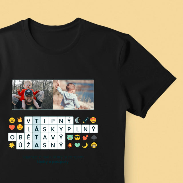 Fotka A Textem: Tato Křížovka - Pánské Tričko