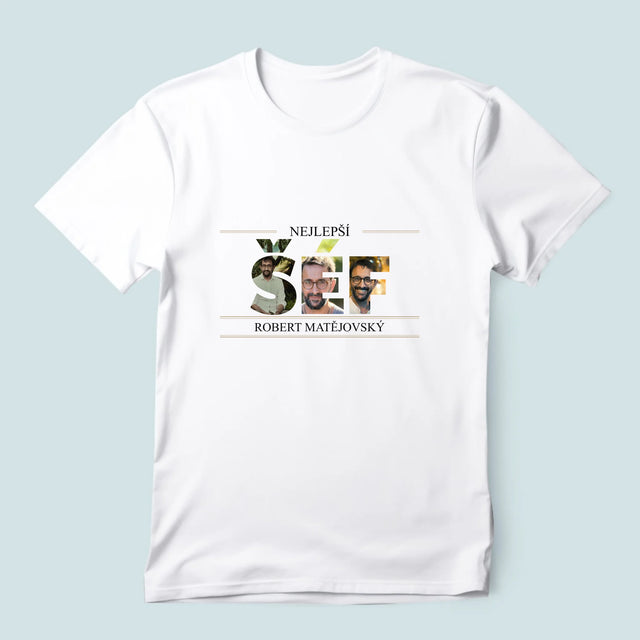 Slovo Z Fotek: Nejlepší Šéf 2 - Pánské Tričko