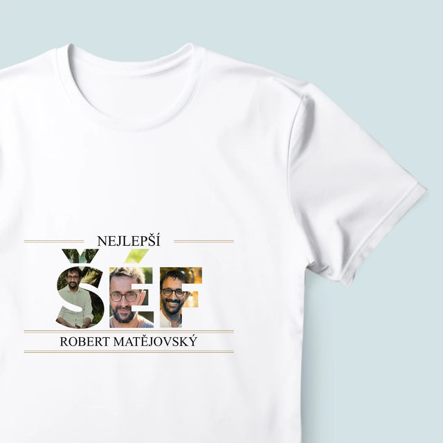 Slovo Z Fotek: Nejlepší Šéf 2 - Pánské Tričko