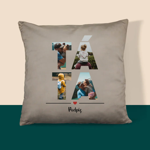 Slovo Z Fotek: Táta Z Tvých Fotek - Polštář