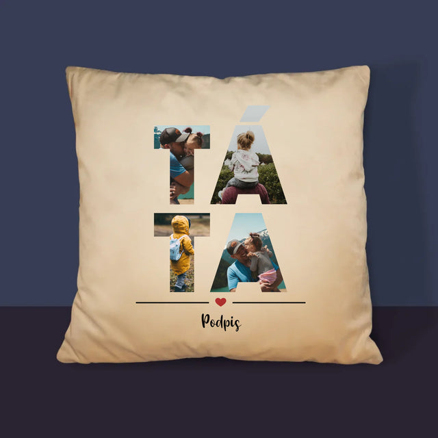 Slovo Z Fotek: Táta Z Tvých Fotek - Polštář