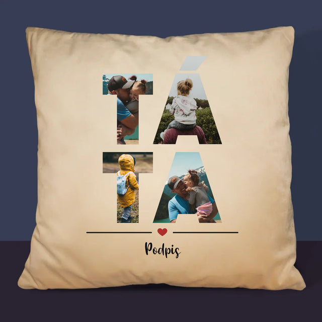 Slovo Z Fotek: Táta Z Tvých Fotek - Polštář