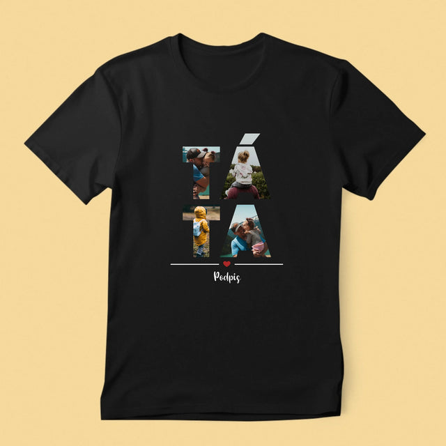 Slovo Z Fotek: Táta Z Tvých Fotek - Pánské Tričko