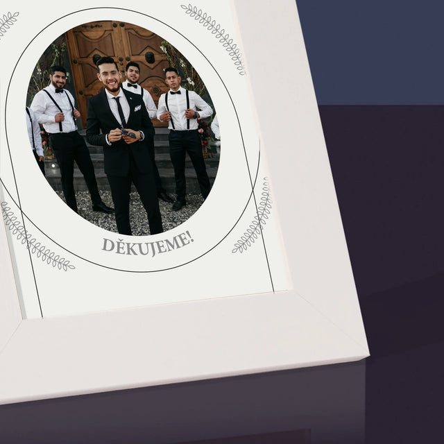 Fotka A Textem: Byl Jsi Ten Nejlepší Svědek - Fotorámeček