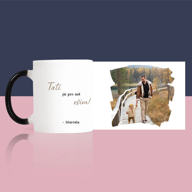 Fotka A Textem: Blahopřání Pro Tátu - Hrnek