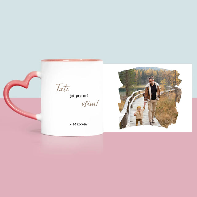 Fotka A Textem: Blahopřání Pro Tátu - Hrnek