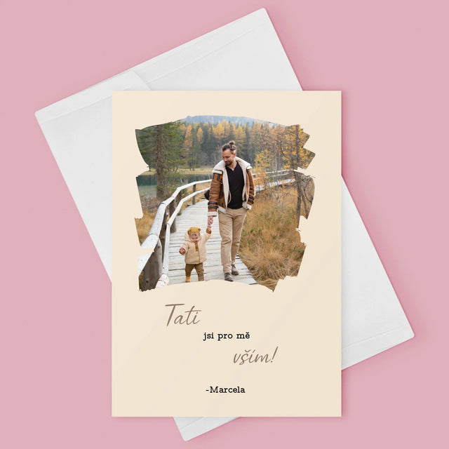 Fotka A Textem: Blahopřání Pro Tátu - Přání