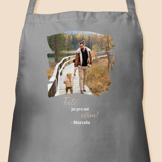 Fotka A Textem: Blahopřání Pro Tátu - Zástěra