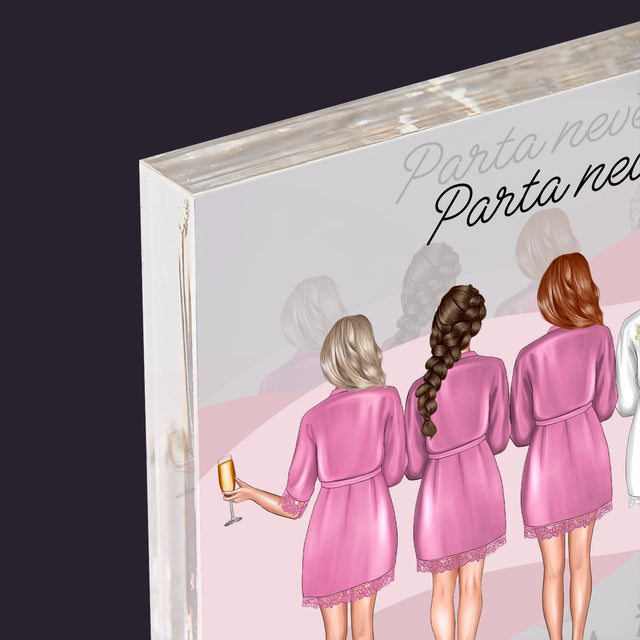 Designér Postav: Parta Nevěsty - Akrylový Blok