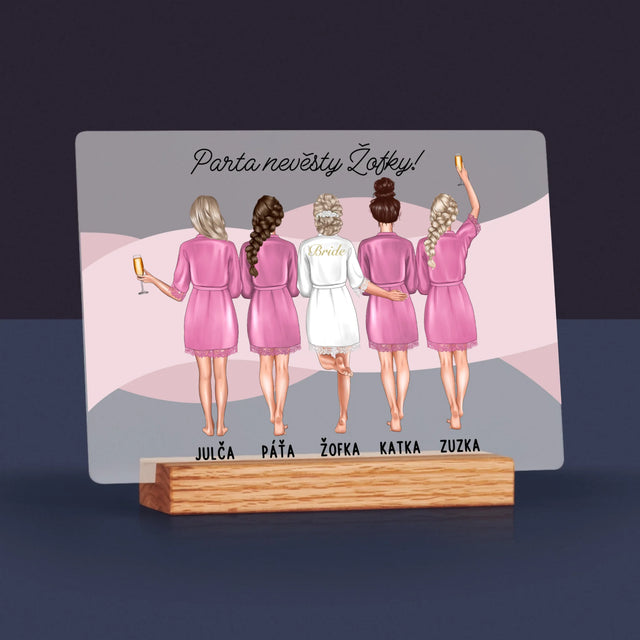 Designér Postav: Parta Nevěsty - Tisk Na Akrylovém Skle