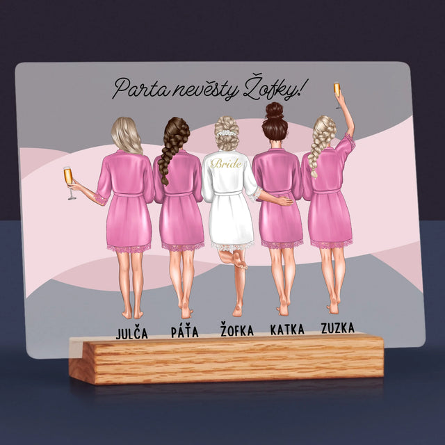 Designér Postav: Parta Nevěsty - Tisk Na Akrylovém Skle