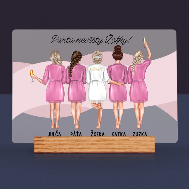 Designér Postav: Parta Nevěsty - Tisk Na Akrylovém Skle