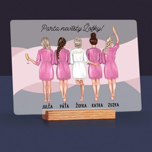 Designér Postav: Parta Nevěsty - Tisk Na Akrylovém Skle