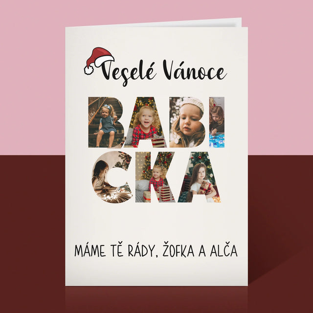 Slovo Z Fotek: Veselé Vánoce Babičko - Přání