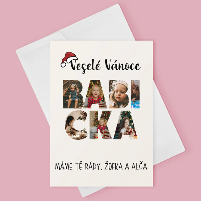 Slovo Z Fotek: Veselé Vánoce Babičko - Přání