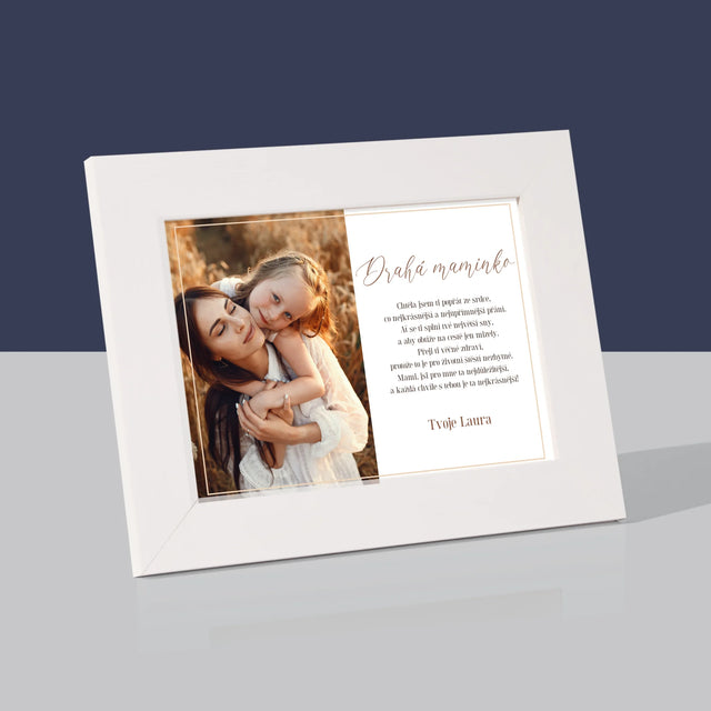 Fotka A Textem: Drahá Maminko - Fotorámeček