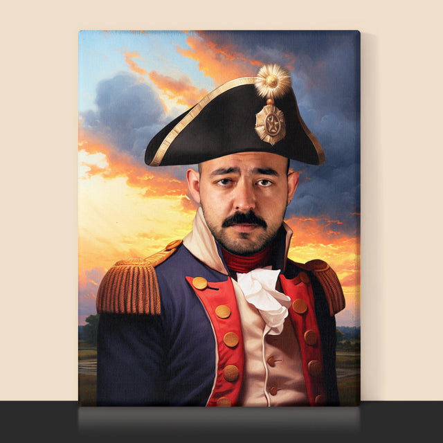 Královský Portrét: Generál - Tisk V Rámečku