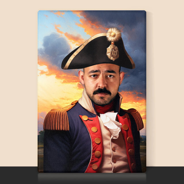 Královský Portrét: Generál - Tisk V Rámečku