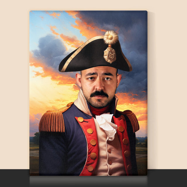 Královský Portrét: Generál - Tisk V Rámečku
