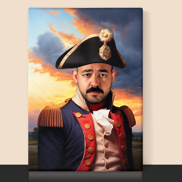 Královský Portrét: Generál - Tisk V Rámečku